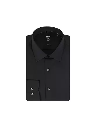 BOSS | Chemise Slim Fit Hank | schwarz